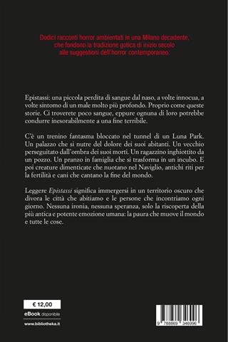 Epistassi - Stefano Cucinotta - Libro Bibliotheka Edizioni 2021, Open | Libraccio.it