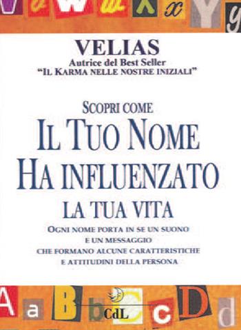 Scopri come il tuo nome ha influenzato la tua vita - Velias - Libro Cerchio della Luna 2019 | Libraccio.it