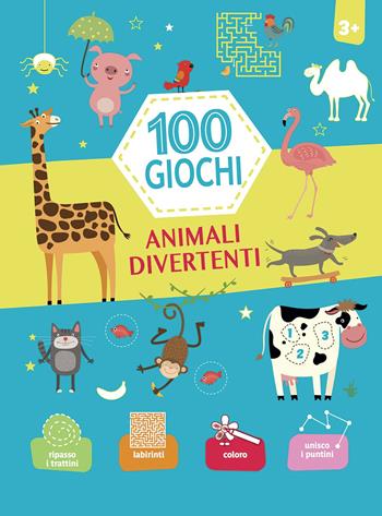 Animali divertenti. 100 giochi. Ediz. a colori  - Libro Chiara Edizioni 2020 | Libraccio.it
