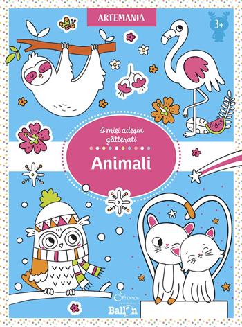 Animali. I miei adesivi glitterati. Ediz. a colori  - Libro Chiara Edizioni 2021, Libri delle attività | Libraccio.it