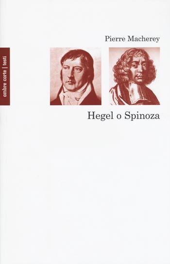Hegel o Spinoza - Pierre Macherey - Libro Ombre Corte 2016, Testi | Libraccio.it