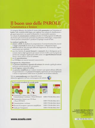 Il buon uso delle parole. Grammatica e lessico-Comunicazione e scrittura. Con prove INVALSI. Con CD-ROM. Con espansione online - Elena Daina, Claudia Savigliano - Libro Garzanti Scuola 2009 | Libraccio.it