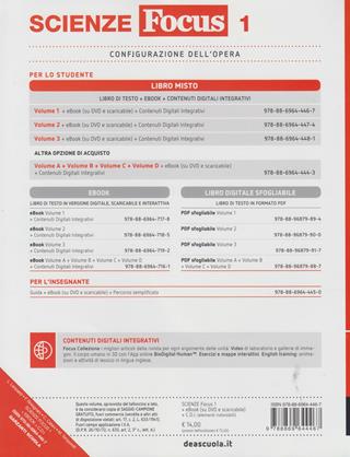 Scienze focus. Ediz. curricolare. Con e-book. Con espansione online. Vol. 1 - Luigi Leopardi, Bolognani, Cateni - Libro Garzanti Scuola 2014 | Libraccio.it