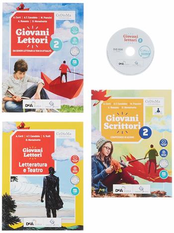 Giovani lettori-Giovani scrittori. Con Letteratura e teatro ed Easy eBook (su dvd). Per la Scuola media. Con DVD-ROM. Vol. 2 - A. Corti, A. Canobbio, M. Franzini - Libro Garzanti Scuola 2018 | Libraccio.it