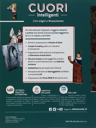 Cuori intelligenti. Ediz. verde. Con Modelli di scrittura. Con ebook. Con espansione online. Vol. 1 - C. Giunta - Libro Garzanti Scuola 2018 | Libraccio.it