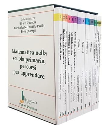 Cofanetto collana matematica nella scuola primaria, percorsi per apprendere  - Libro Bonomo 2023 | Libraccio.it