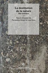 La destitution de la nature. Sur Lucrèce