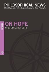 Philosophical news (2018). Vol. 17: On hope.