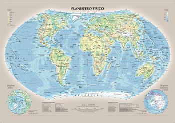 Planisfero fisico e politico  - Libro Libreria Geografica 2016 | Libraccio.it