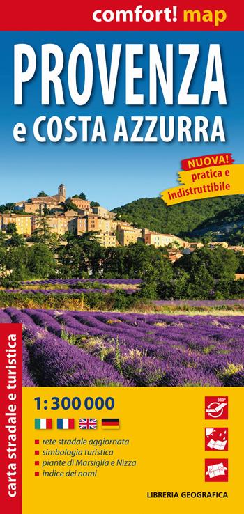Provenza Costa Azzurra 1:300.000  - Libro Libreria Geografica 2015, Comfort! map | Libraccio.it