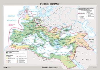 L' Impero romano. La civiltà greca. Carta murale storica  - Libro Libreria Geografica 2016, Carte murali | Libraccio.it