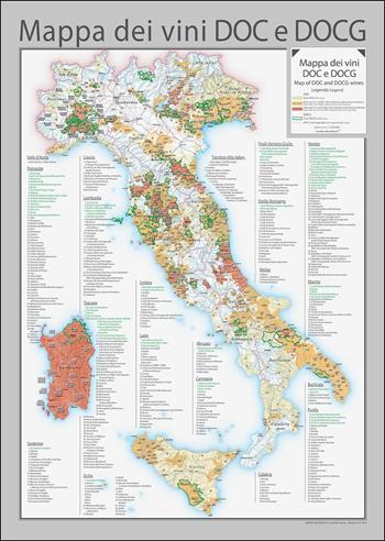 Mappa dei vini DOC e DOGC  - Libro Libreria Geografica 2016, Geoposter | Libraccio.it