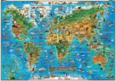 Animali dal mondo. Geoposter