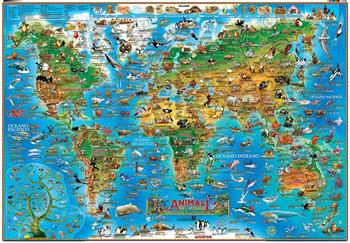 Animali dal mondo. Geoposter  - Libro Libreria Geografica 2016, Geoposter | Libraccio.it