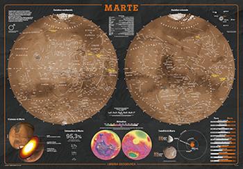 Marte. Geoposter. Ediz. a colori  - Libro Libreria Geografica 2017, Geoposter | Libraccio.it