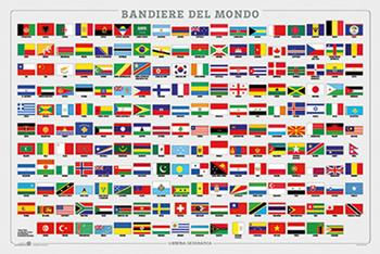 Bandiere del mondo. Geoposter  - Libro Libreria Geografica 2017, Geoposter | Libraccio.it