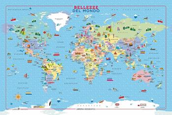 Bellezze del mondo. Geoposter  - Libro Libreria Geografica 2018, Geoposter | Libraccio.it