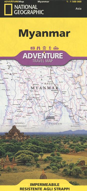 Myanmar (Birmania) 1:1.500.000  - Libro Libreria Geografica 2019 | Libraccio.it