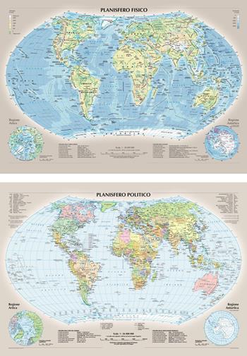 Planisfero fisico e politico  - Libro Libreria Geografica 2019 | Libraccio.it