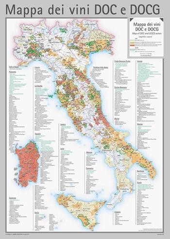 Mappa dei vini DOC e DOGC  - Libro Libreria Geografica 2020, Atlanti tascabili | Libraccio.it