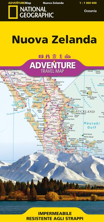 Nuova Zelanda. Adventure maps  - Libro Libreria Geografica 2021, National Geographic Adventure Travel Map | Libraccio.it