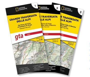 Grande traversata delle Alpi 1:25.000. Nord, Centro e Sud  - Libro Libreria Geografica 2020 | Libraccio.it