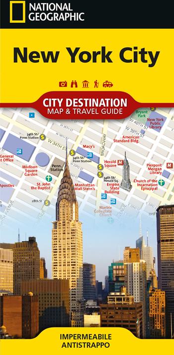 New York City  - Libro Libreria Geografica 2022, City Destination.  Map & Guide | Libraccio.it