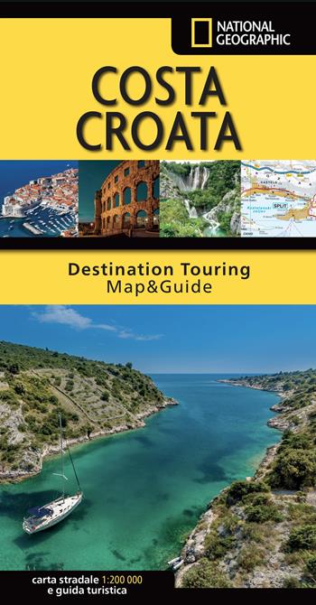 Costa croata. Carta stradale 1:200.000 e guida turistica  - Libro Libreria Geografica 2022, Destination Touring. Map & Guide | Libraccio.it