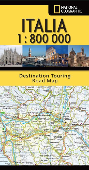 Italia National Geographic 1:800.000  - Libro Libreria Geografica 2022, Destination Touring. Road map | Libraccio.it
