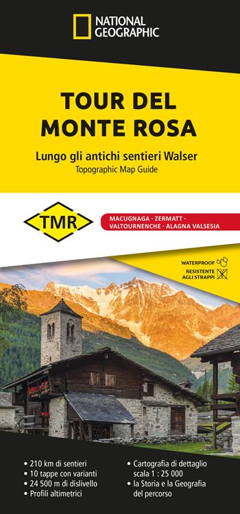 Tour del Monte Rosa. Lungo gli antichi sentieri Walser. Macugnaga, Zermatt, Valtournenche, Alagna Valsesia  - Libro Libreria Geografica 2024 | Libraccio.it
