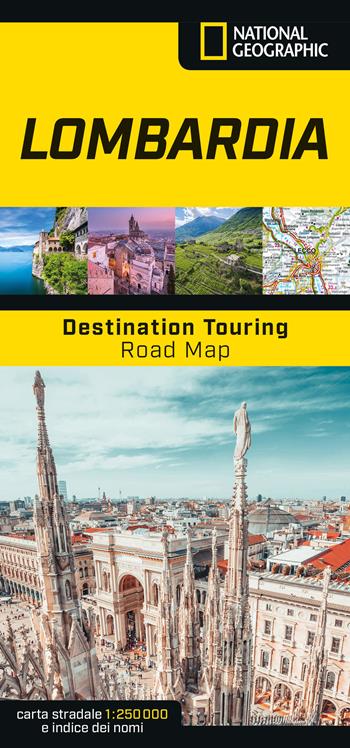 Lombardia. Road Map. Destination Touring 1:250.000  - Libro Libreria Geografica 2024, Destination Touring. Road map | Libraccio.it