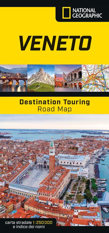 Veneto. Road Map. Destination Touring 1:250.000  - Libro Libreria Geografica 2024, Destination Touring. Map & Guide | Libraccio.it