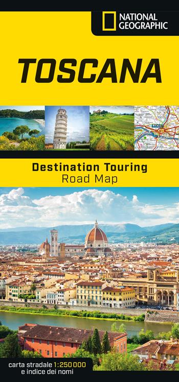 Toscana. Road Map. Destination Touring 1:250.000  - Libro Libreria Geografica 2024 | Libraccio.it