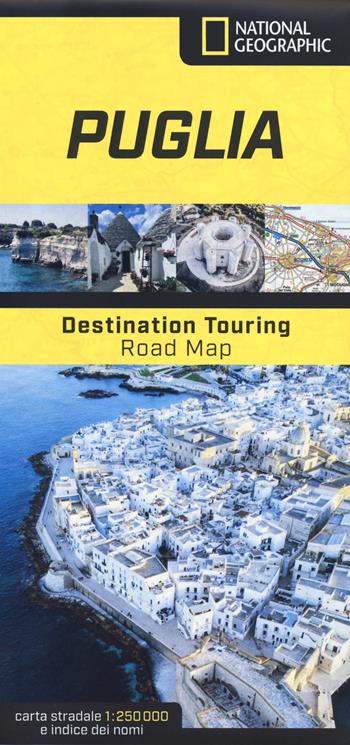 Puglia. Road Map. Destination Touring 1:250.000  - Libro Libreria Geografica 2025, Destination Touring. Road map | Libraccio.it