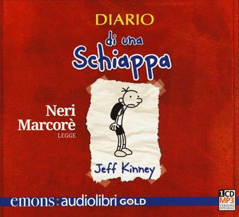 Diario di una schiappa letto da Neri Marcorè. Audiolibro. CD Audio formato MP3 - Jeff Kinney - Libro Emons Edizioni 2016, Gold | Libraccio.it