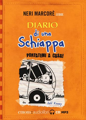 Diario di una schiappa. Portatemi a casa! Letto da Neri Marcorè. Audiolibro. CD Audio formato MP3 - Jeff Kinney - Libro Emons Edizioni 2017, Ragazzi | Libraccio.it