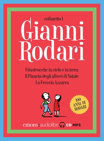 Filastrocche in cielo e in terra-La freccia azzurra-Il pianeta degli alberi di Natale letti da Ascanio Celestini, Angela Finocchiaro e Neri Marcorè letto da Ascanio Celestini, Angela Finocchiaro, Neri Marcorè. Audiolibro. CD Audio formato MP3. Ediz. integrale. Vol. 1 - Gianni Rodari - Libro Emons Edizioni 2019, Rodari | Libraccio.it