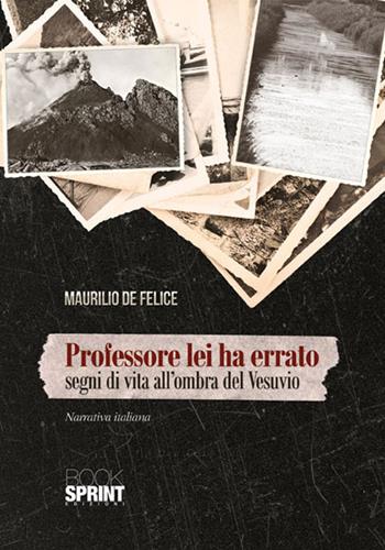 Professore lei ha errato. Segni di vita all'ombra del Vesuvio - Maurilio De Felice - Libro BooksprintEdizioni 2015 | Libraccio.it