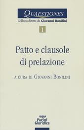 Patto e clausole di prelazione