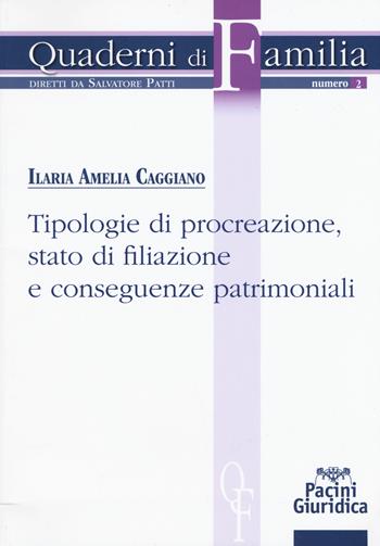 Tipologie di procreazione, stato di filiazione e conseguenze patrimoniali - Ilaria Amelia Caggiano - Libro Pacini Editore 2017, Quaderni di familia | Libraccio.it