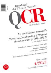 QCR. Quaderni del Circolo Rosselli (2021). Vol. 4: socialismo possibile. Riccardo Lombardi a 120 anni dalla nascita (1901-2021), Un.