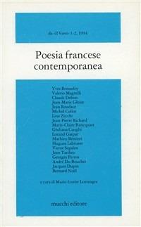 Poesia francese contemporanea  - Libro Mucchi Editore 1994, Percorsi. Opuscoli estet. poet. retor. | Libraccio.it
