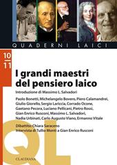 I grandi maestri del pensiero laico