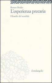 L' esperienza precaria. Filosofie del sensibile