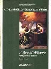 Ascoli Piceno. Pinacoteca civica. Disegni, maioliche, porcellane