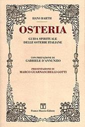 Osteria. Guida spirituale delle osterie italiane
