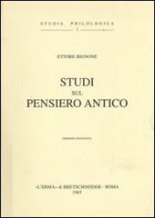 Studi sul pensiero antico (1938)