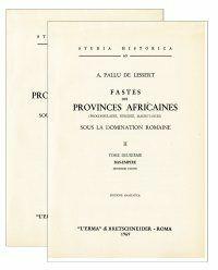Fastes des provinces africaines sous la domination (rist. anast. 1896-1901) - A. Clément Pallu de Lessert - Libro L'Erma di Bretschneider 1969, Studia historica | Libraccio.it