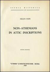 Non-athenians in attic inscriptions (1935)