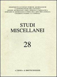 Giornate di studio in onore di Achille Adriani. Atti del Convegno (Roma, 26-27 novembre 1984)  - Libro L'Erma di Bretschneider 1991, Studi miscellanei | Libraccio.it